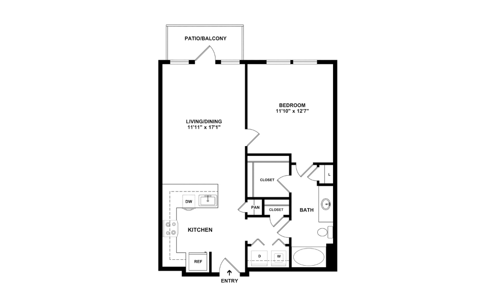 2D Flat Floorplan - A2