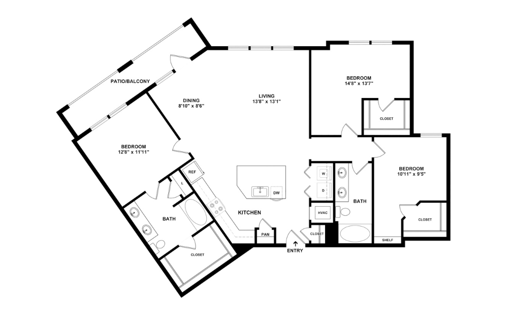 2D Flat Floorplan - C4
