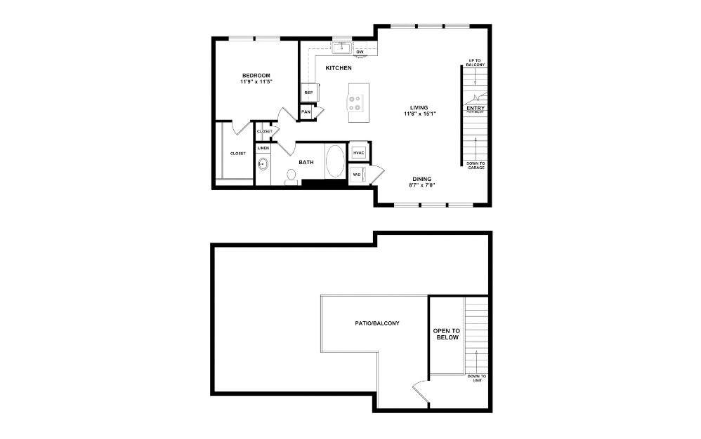 2D Flat Floorplan - TH